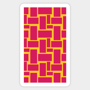 Rectangular Seamless Pattern 003#001 Sticker